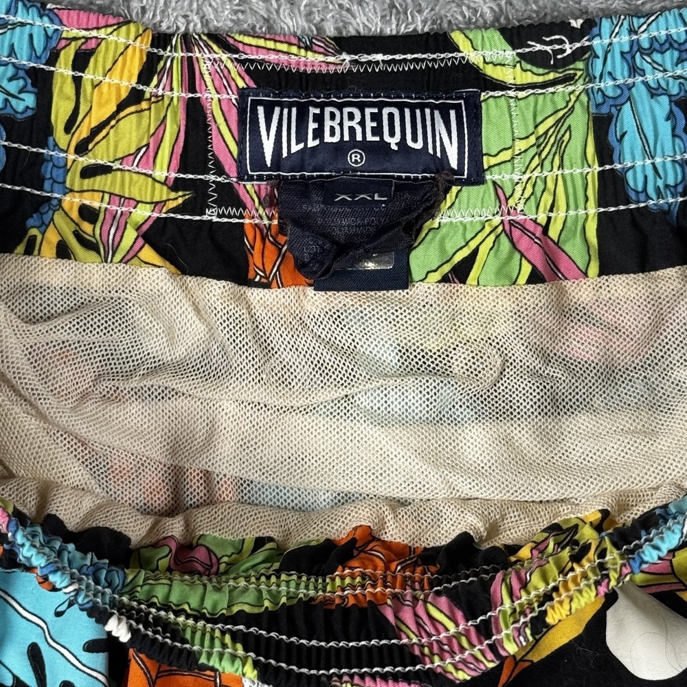 Vilebrequin Shorts Mens 2XL Multicolor Tropical Toucan Swim Trunks Hawaiian - Picture 7 of 16